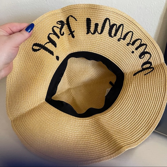 Just Married Straw Hat - Picture 4 of 4